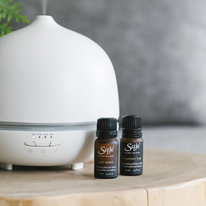 Rain Forest Essential Oil Diffuser Blend - Natural Aromatherapy for Relaxation & Stress Relief - Perfect for Home, Office & Spa Use