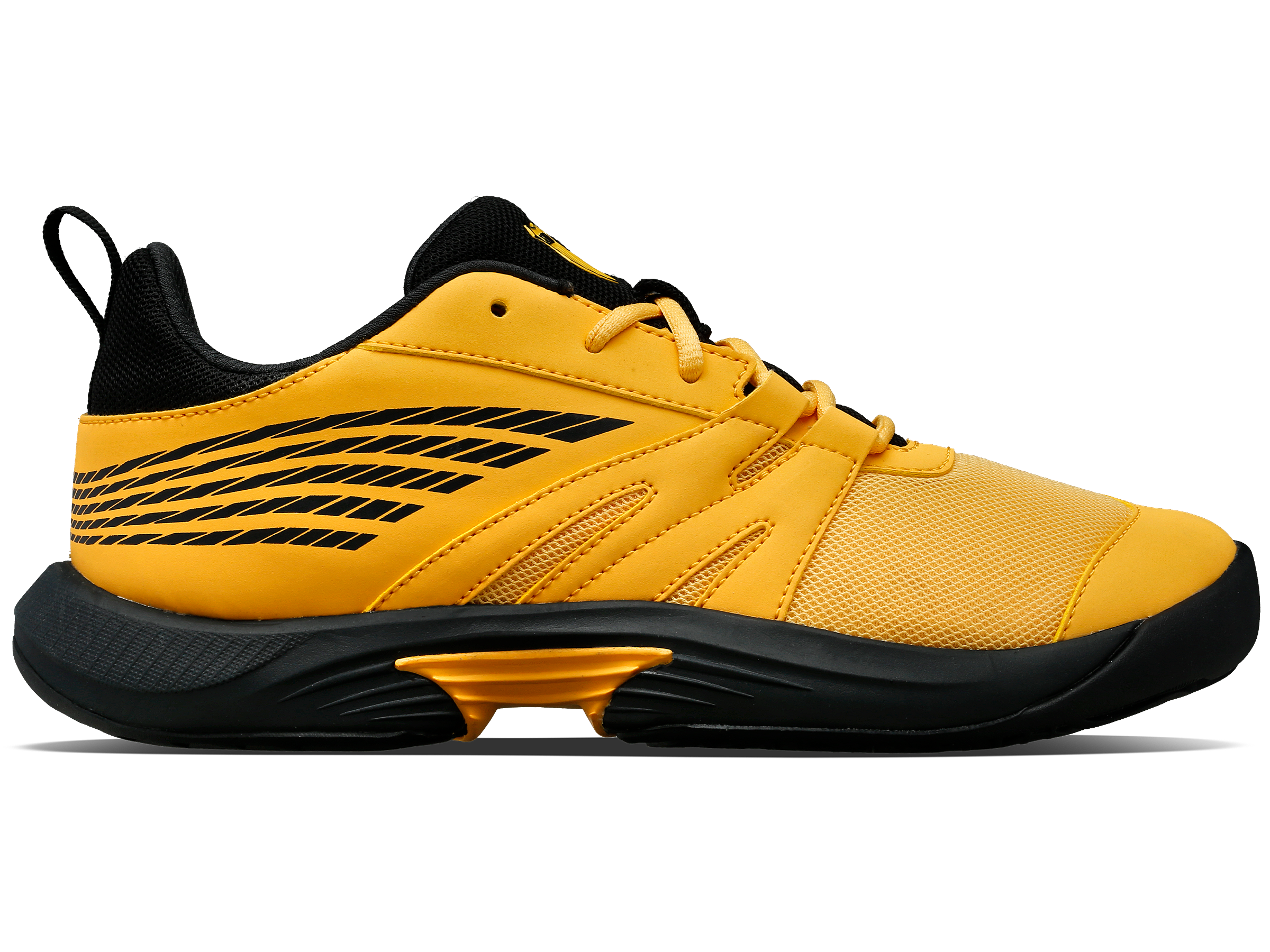 SPEEDTRAC 87392 702 M Running Shoes - Amber Yellow/Moonless Night - Lightweight & Breathable for Marathon Training & Outdoor Jogging
