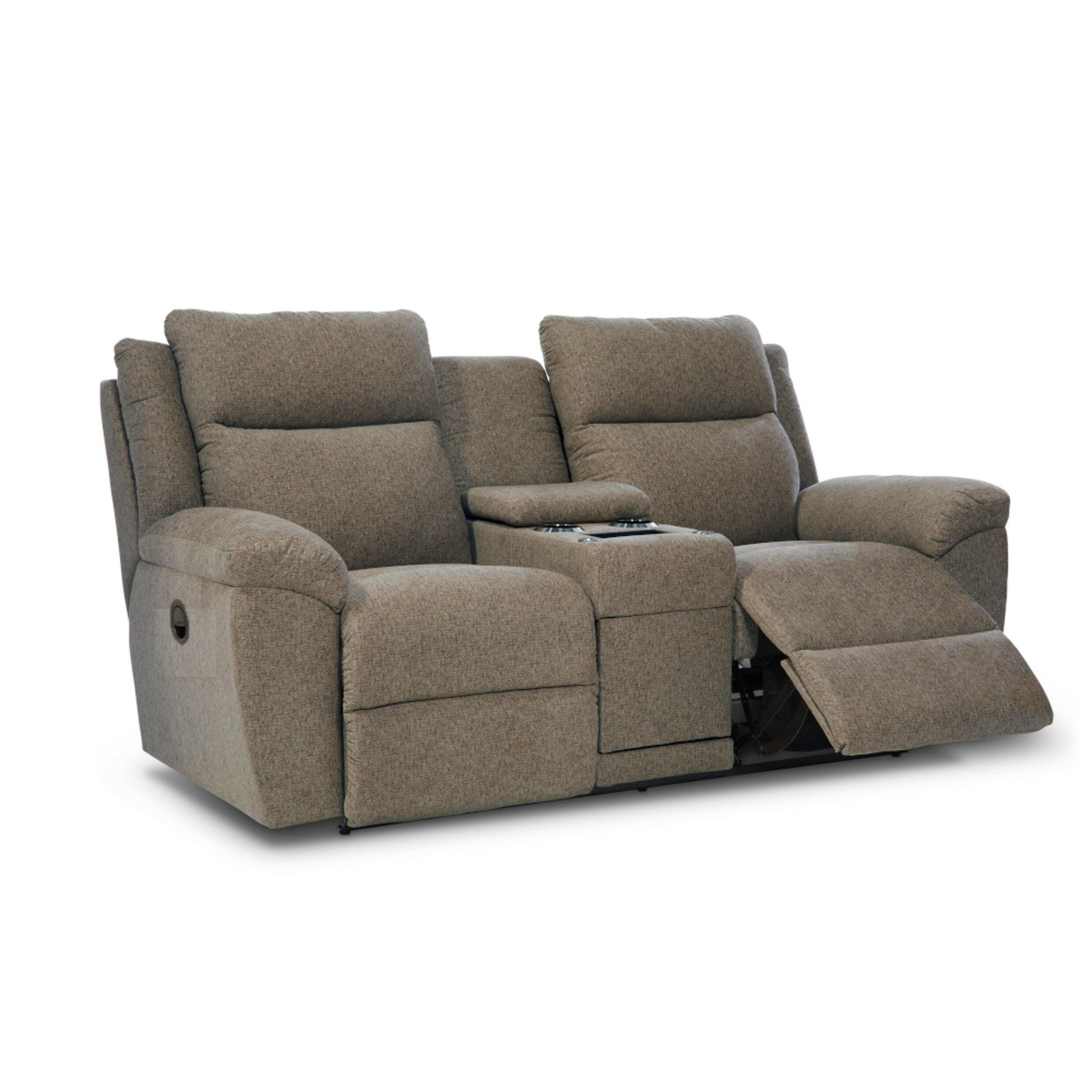 La-Z-Boy Joel Reclining Sofa & Loveseat Set - Power Lift Recliner with Cup Holders - Modern Living Room Furniture for Home Theater & Family Relaxation
