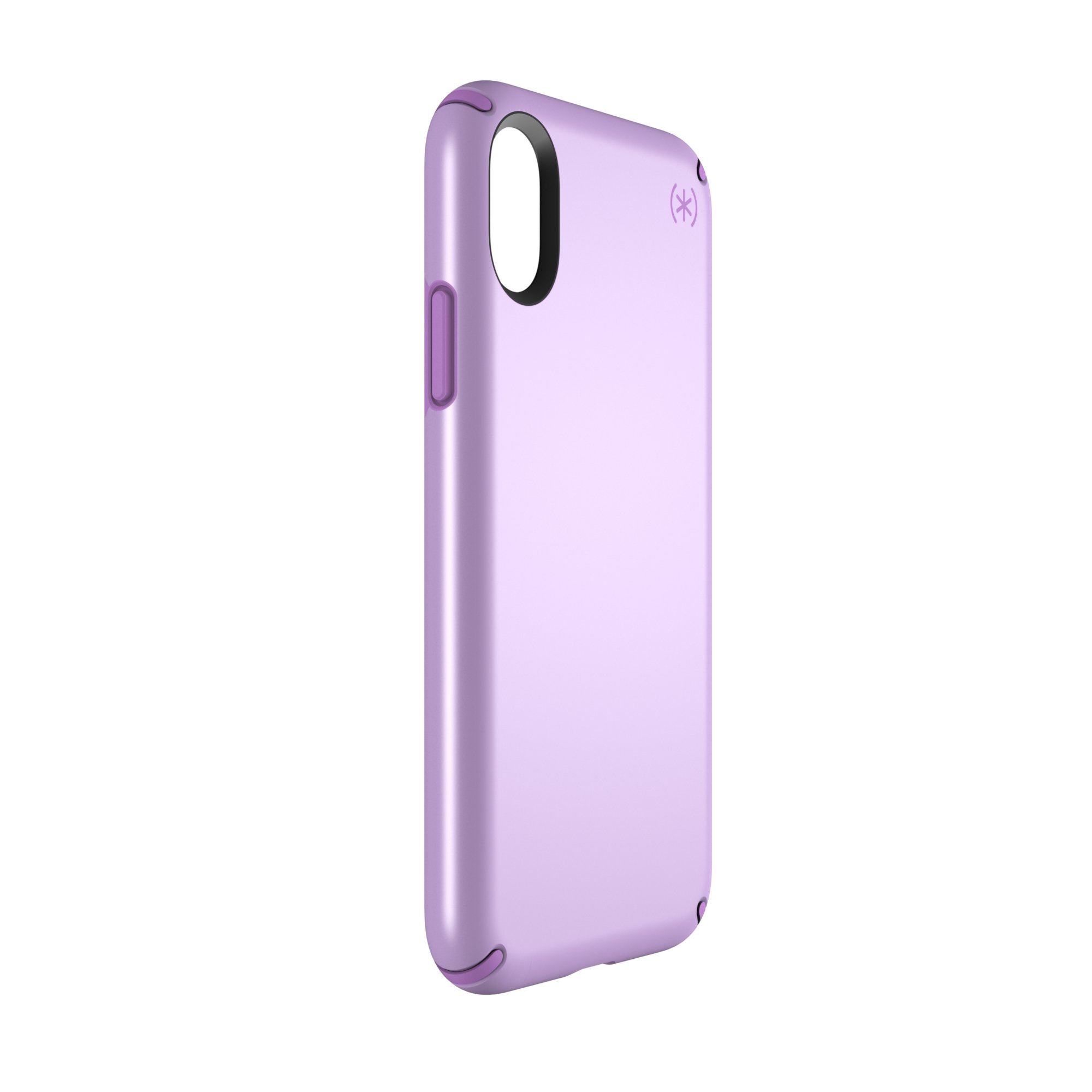 Speck Presidio Metallic Case for iPhone XS & iPhone X - Taro Purple & Haze Purple | Slim Protective Cover with Military-Grade Drop Protection | Perfect for Work, Travel & Everyday Use