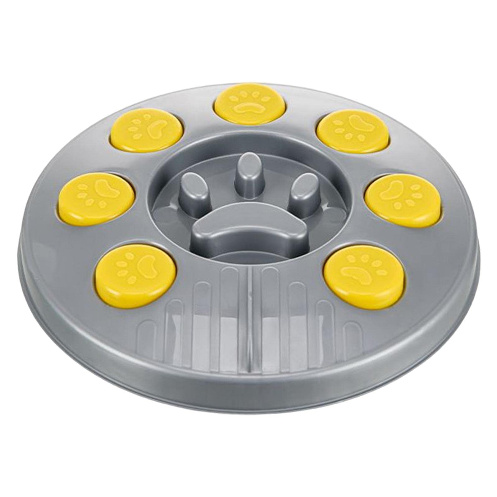 SM SunniMix Interactive Dog Puzzle Toy - Slow Feeder Bowl for Small & Large Dogs, Anti-Choking Design, Mental Stimulation & IQ Training - Gray | Perfect for Mealtime Fun & Boredom Relief