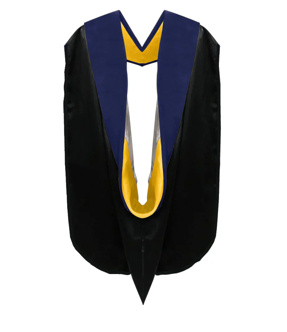 Colorado Boulder Graduation Doctoral Regalia Package – Complete PhD Gown, Hood & Cap Set for Commencement Ceremony