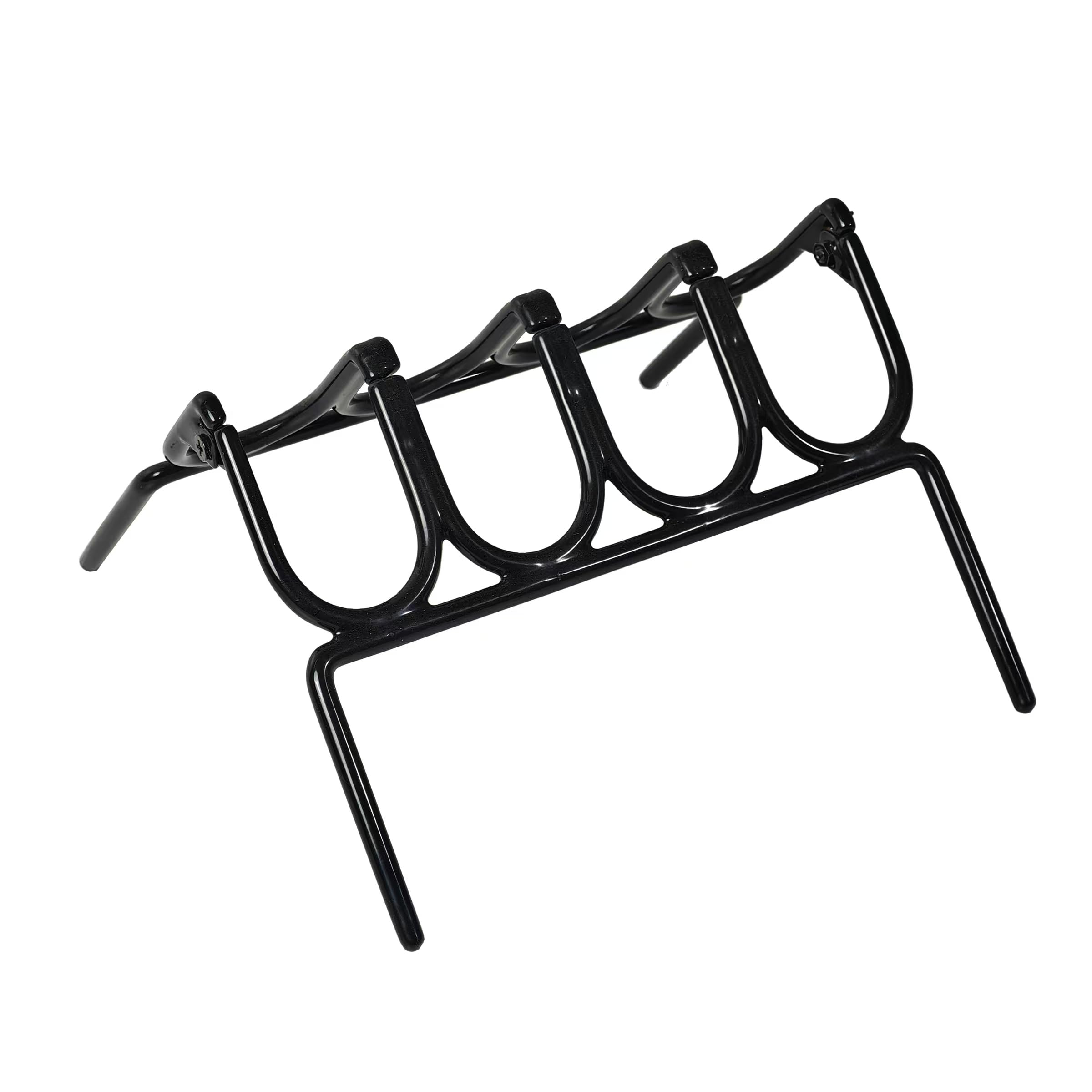 4 Pistol Rack for Gun Safe Shelf - Rubber Coated Gun Vault Organizer for Secure Firearm Storage | Perfect for Home Security & Gun Safe Organization