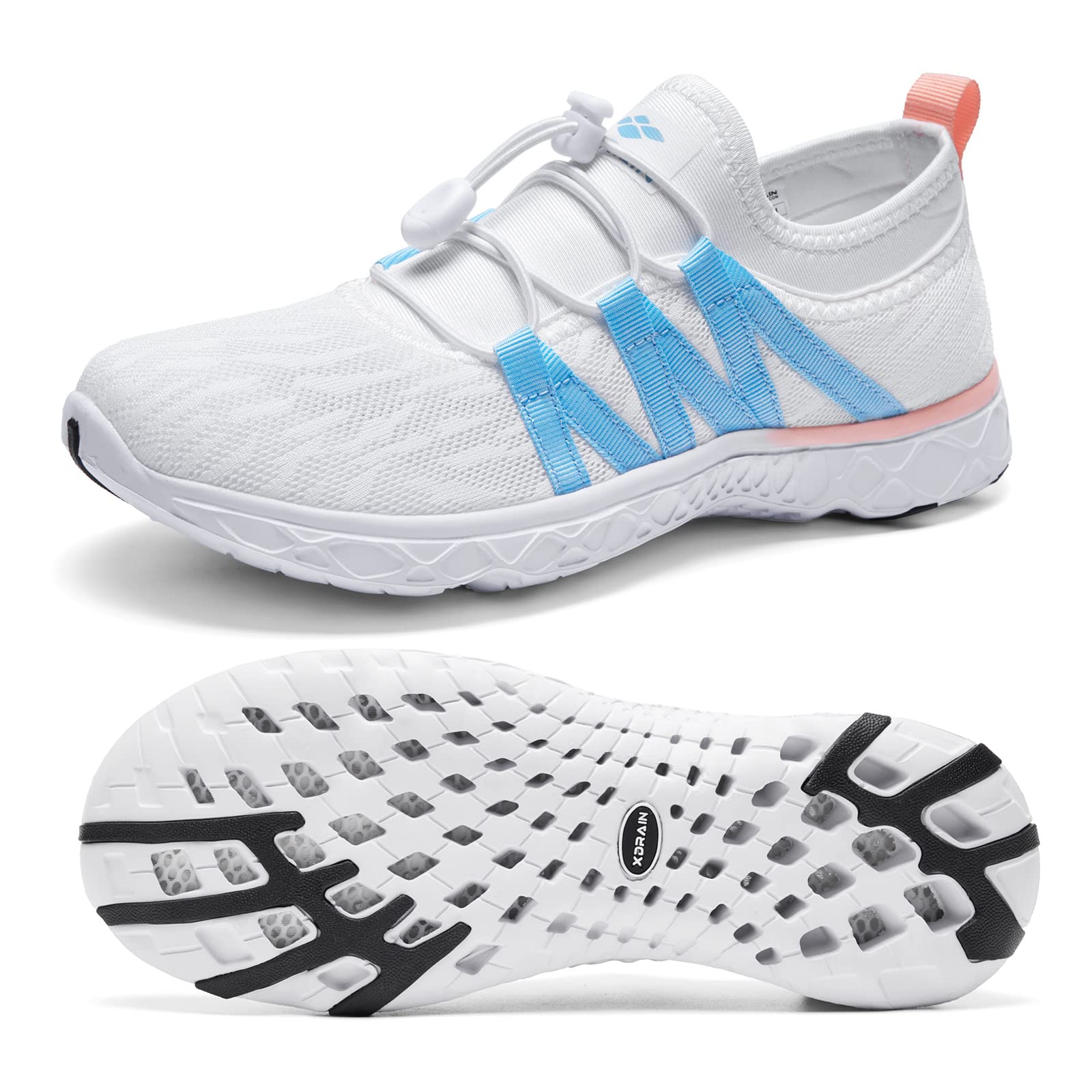 Aleader Women's Quick-Dry Mesh Slip-On Water Shoes for Beach, Pool, Yoga & Outdoor Activities