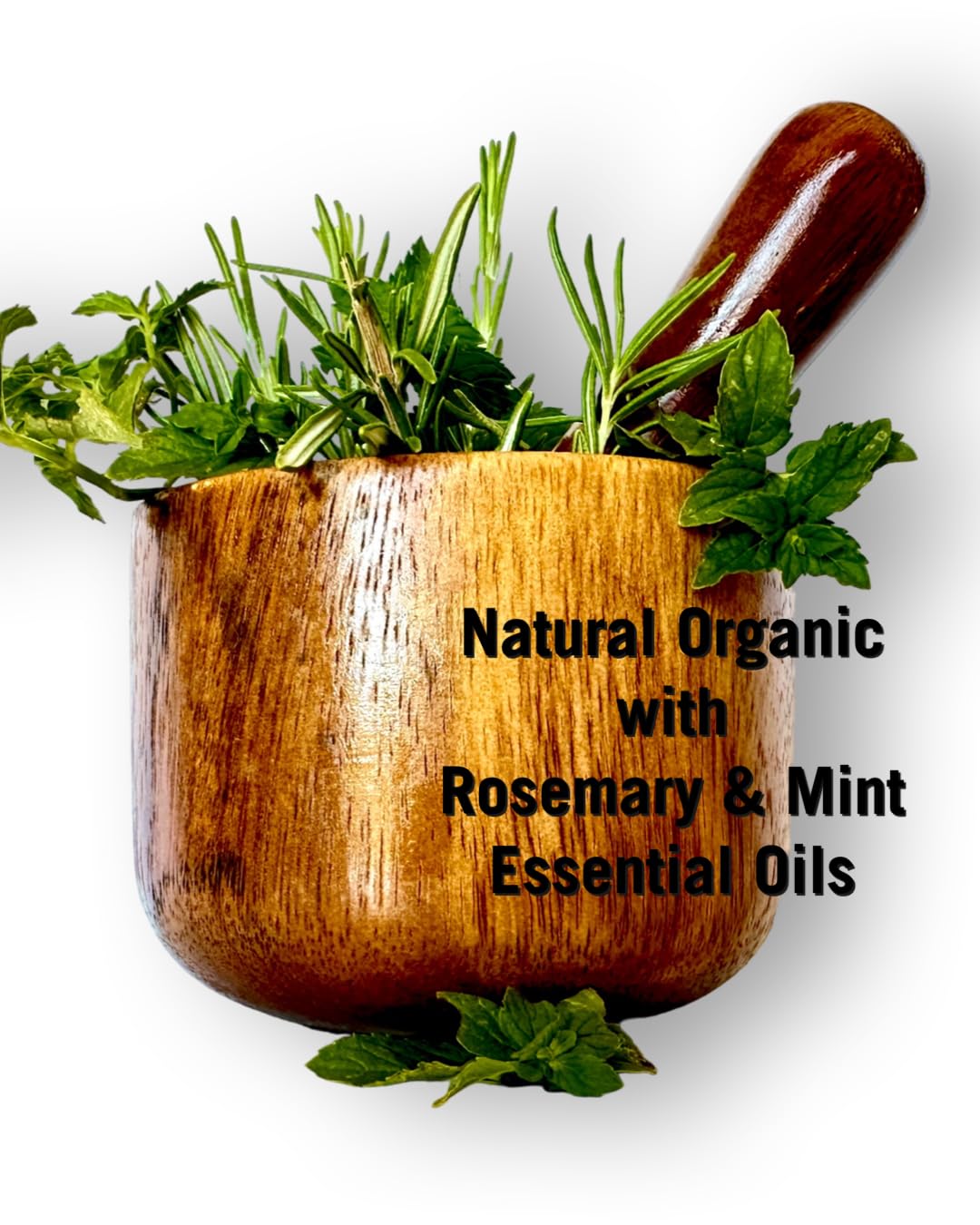 Organic Rosemary Mint Body Wash with Aloe Vera & Acaí Oil - Hydrating & Nourishing 8oz for Dry Skin - Perfect for Daily Shower & Spa Relaxation