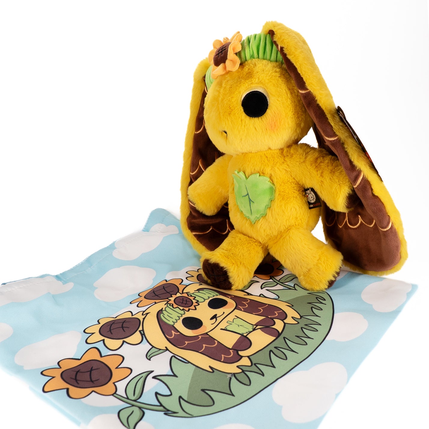 Sunflower Rabbit Plush Stuffed Animal - Soft Cute Bunny Toy for Kids & Adults | Perfect for Gifts, Nursery Decor, and Anxiety Relief