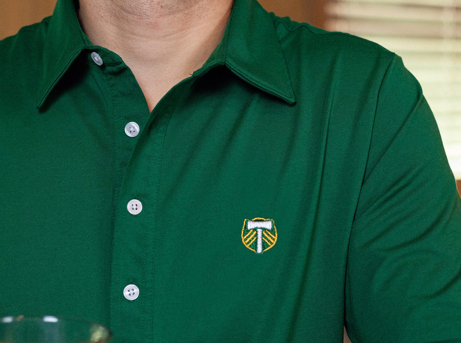 Portland Timbers Performance Range Badge - Fairway Green Soccer Jersey Patch for Fans & Collectors - Perfect for Jerseys, Jackets & DIY Projects