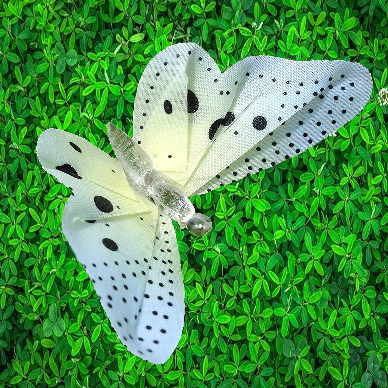 12 LED Solar Butterfly String Lights - Waterproof Outdoor Solar Lights with 8 Lighting Modes | Perfect for Garden, Patio, Christmas, Wedding & Party Decorations