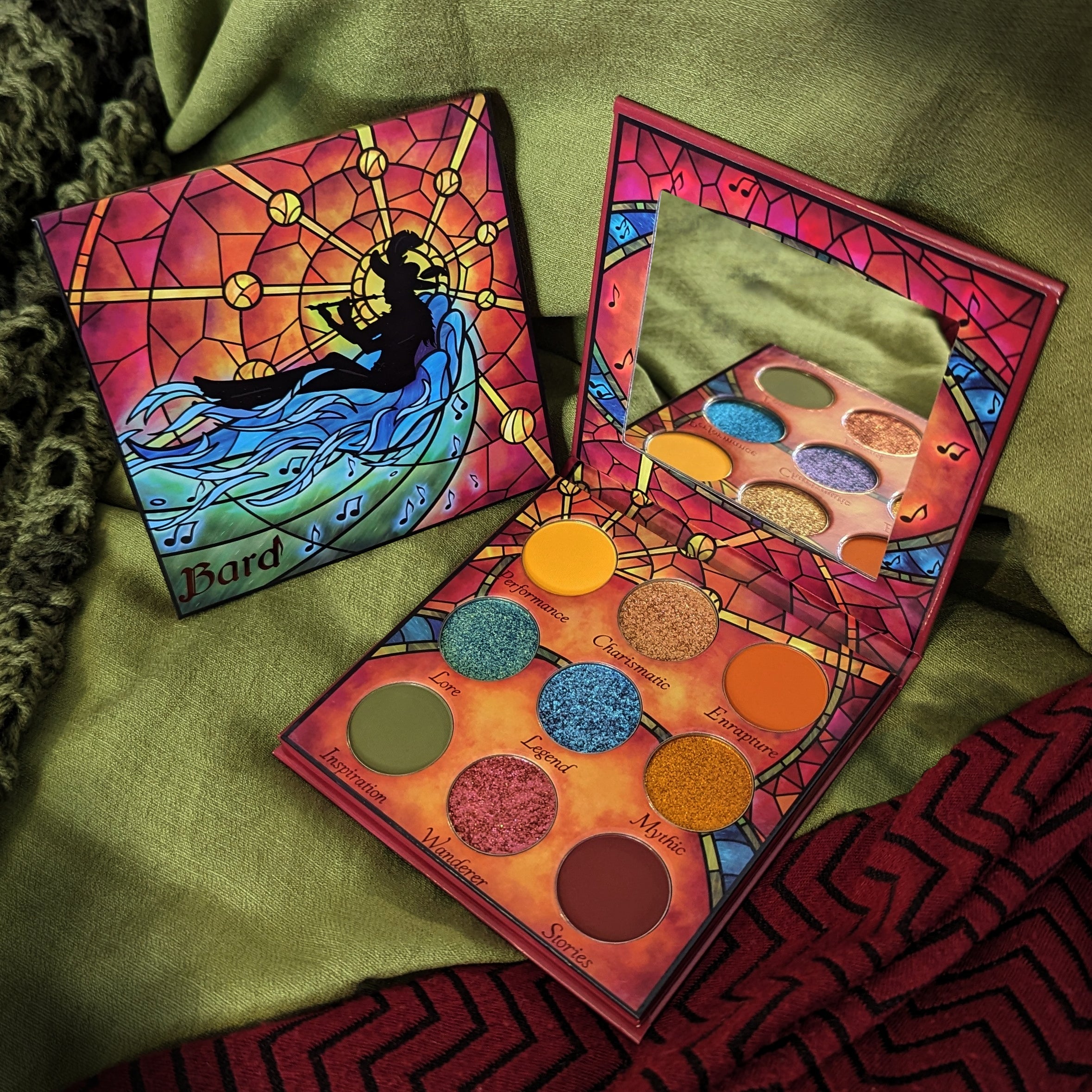 Bard Eyeshadow Palette - 12 Highly Pigmented Matte & Shimmer Eyeshadows for Professional Makeup | Perfect for Day to Night Looks, Bridal & Party Makeup