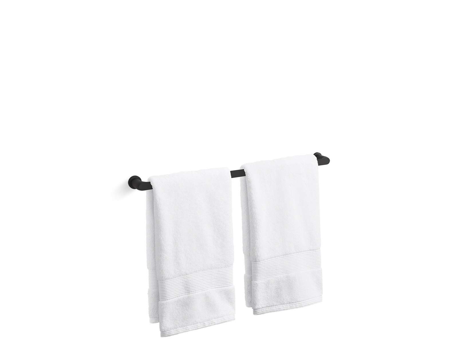 KOHLER Avid 30-inch Brushed Nickel Towel Bar - Modern Bathroom Accessory for Towel Storage & Spa-Like Decor