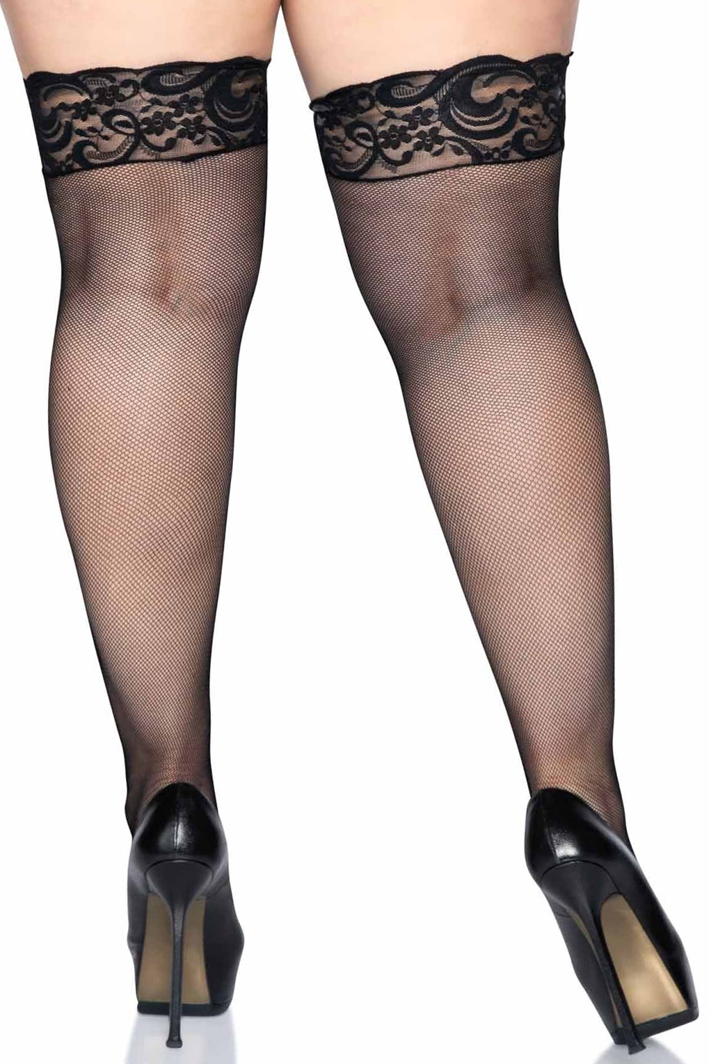 Lace Top Micro Net Stay Ups - Sexy Thigh High Stockings for Women, Comfortable & Non-Slip, Perfect for Date Night, Valentine's Day & Special Occasions