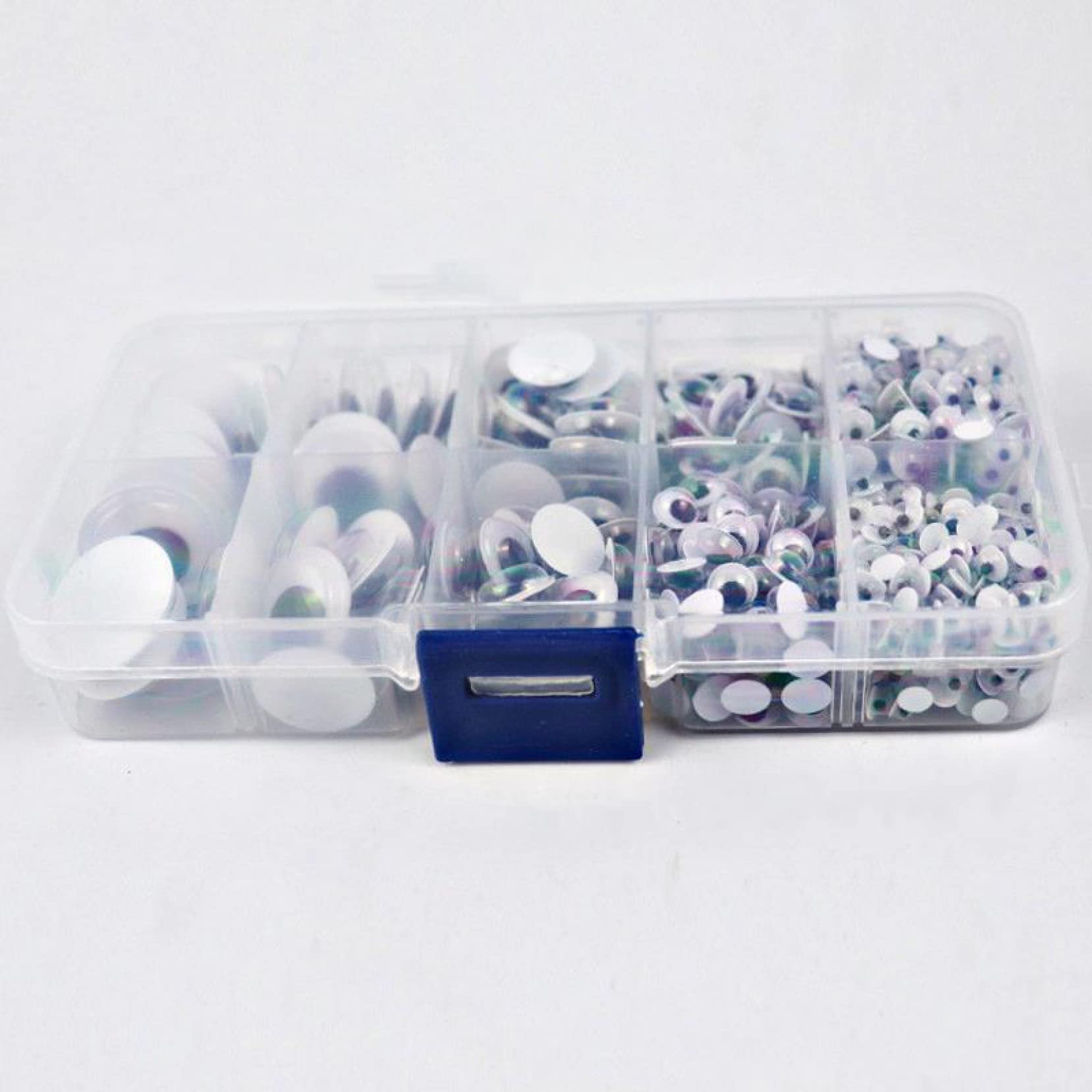 730PCS Self-Adhesive Mixed Size 4-15mm Googly Eyes for DIY Crafts - Perfect for Doll Making, Scrapbooking, Puppet Shows, Crochet Toys and Home Decor (Wiggle Eyes for Creative Projects)