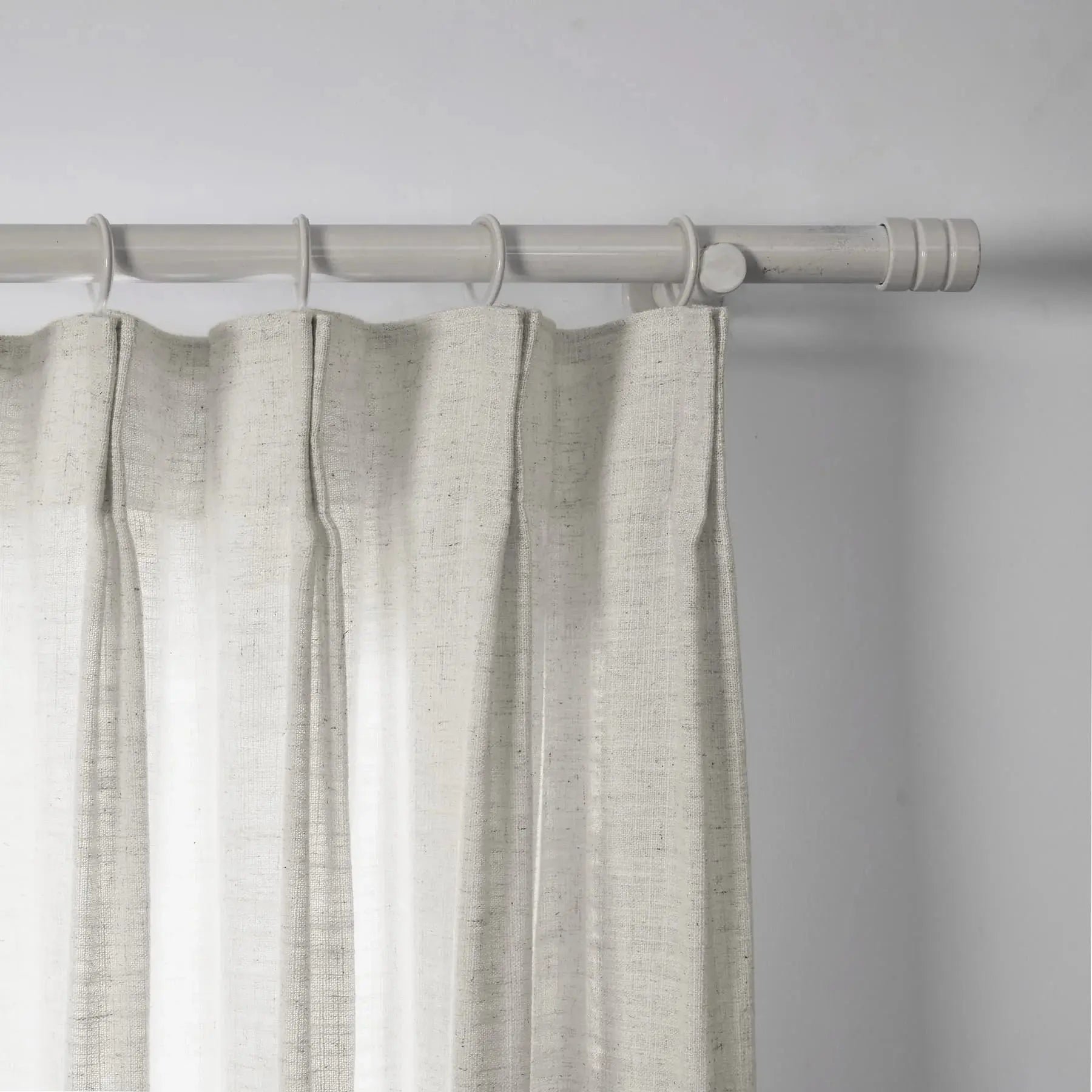 Blackout Linen Pinch Pleat Curtains - Ready Made Thermal Insulated Drapes for Living Room, Bedroom & Home Decor - Light Blocking & Noise Reducing Window Treatments