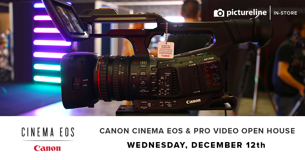 Canon Cinema EOS & Professional Video Cameras - Open House Event December 12 | Perfect for Filmmakers & Videographers