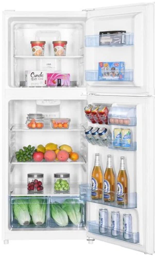Avanti 11.6 Cu.Ft Compact Refrigerator with Top Freezer - Freestanding Reversible Door Design, Adjustable Temperature Control & Frost-Free Defrost - Perfect for Apartments, Condos, Dorms & Small Kitchens (White)