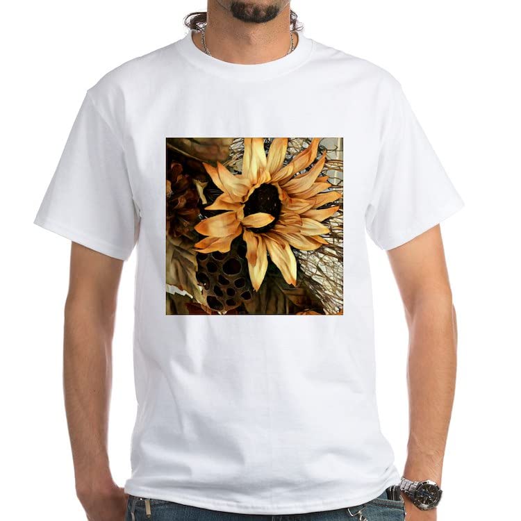 **Sunflower T-Shirt for Women & Men - 100% Cotton Comfortable Casual Tee - Perfect for Summer Outfits, Beach Trips & Outdoor Activities**