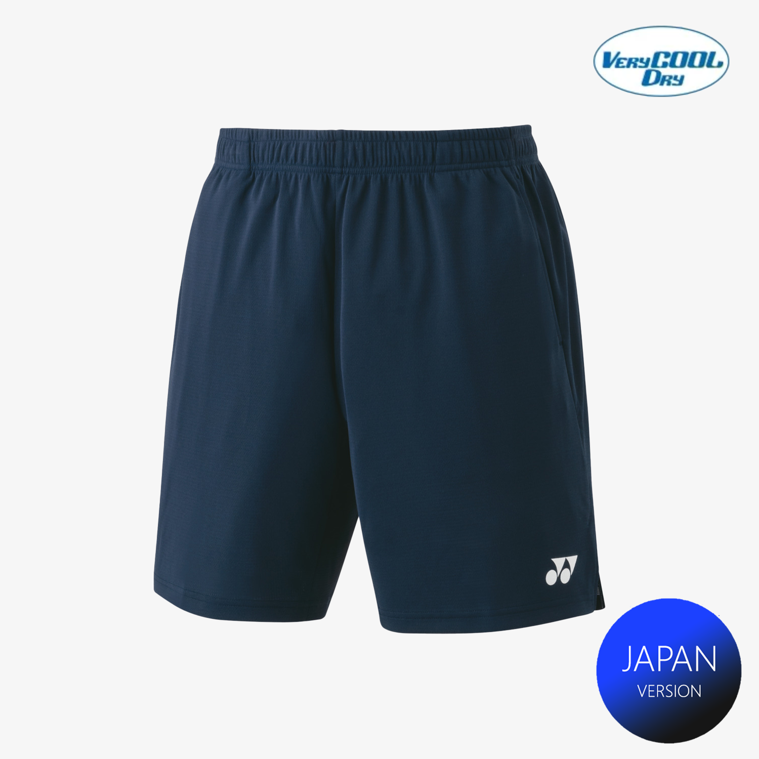Yonex Men's Breathable Knitted Half Pants 15170 - Navy Blue Athletic Shorts for Running, Tennis & Gym Workouts | Comfortable Training Shorts for Sports & Casual Wear