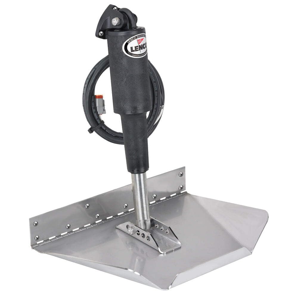 Lenco 9 x 14 Inch Airboat Trim Tab Kit Without Switch - Perfect for Boat Steering Control & Performance Enhancement
