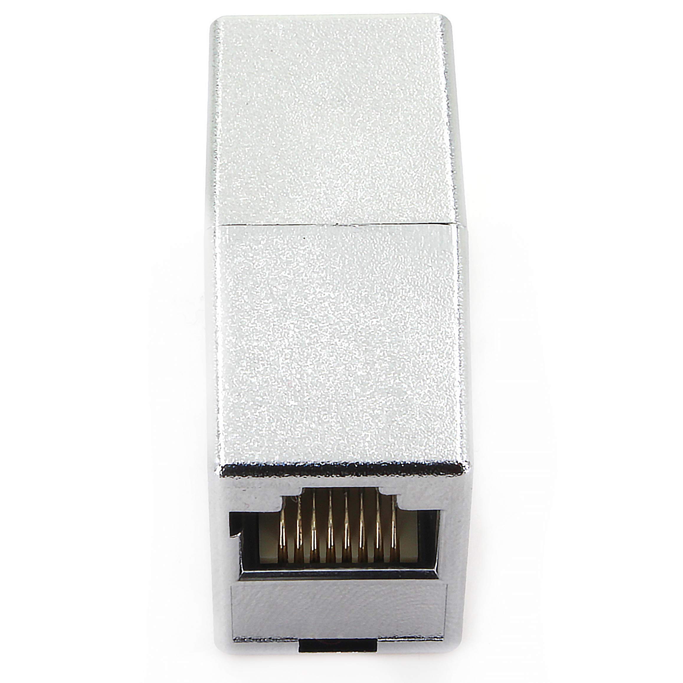 Shielded RJ45 Ethernet Cable Connector - Gold Plated Cat5 Cat6 Cat7 Cat8 Compatible - 2 Pack for High-Speed Network & Gaming Setup