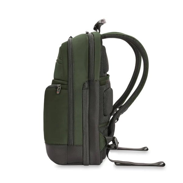 Briggs & Riley HTA Medium Slim Expandable Backpack for Business Travel & Commuting - Durable Carry-On Laptop Backpack with USB Charging Port