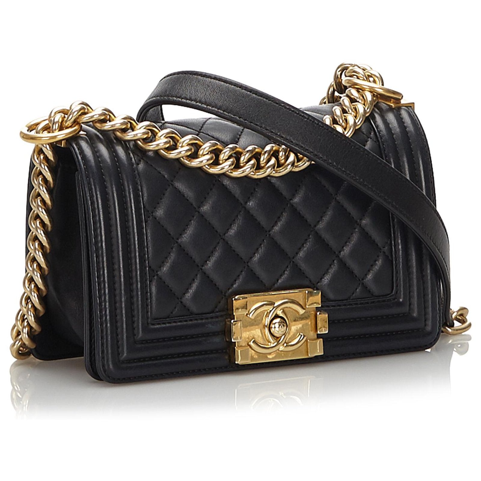 Chanel Small Boy Handbag Black - Luxury Leather Crossbody Bag for Women | Perfect for Evening Parties, Date Nights & Special Occasions