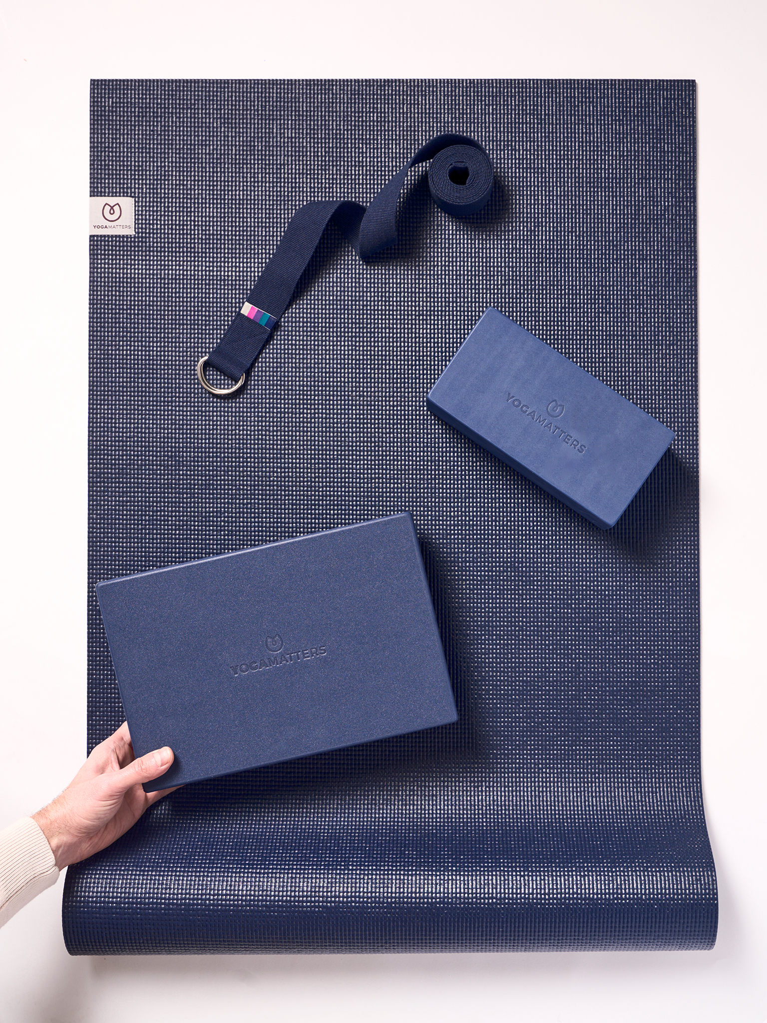 Yogamatters Beginners Starter Yoga Kit - Complete Set for Home & Studio Practice - Perfect for Yoga, Meditation, and Stretching Exercises