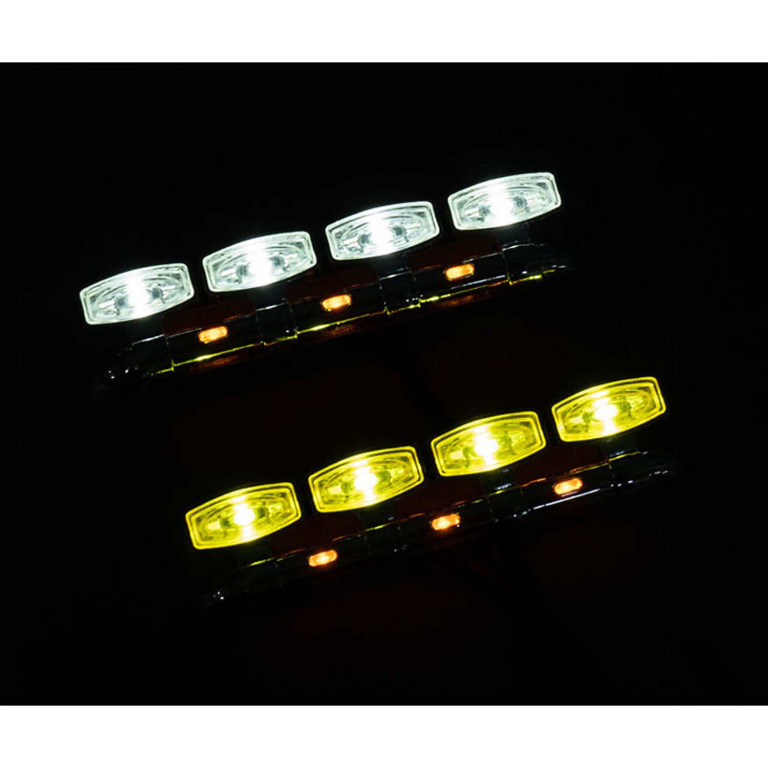 1/14 Scale 5V Plastic Front Spotlight for Tamiya SC 770S RC Tractor Truck - DIY Upgrade Part for 56368 & 56371 RC Lorry Models - Perfect for Night Racing and Off-Road RC Car Enthusiasts