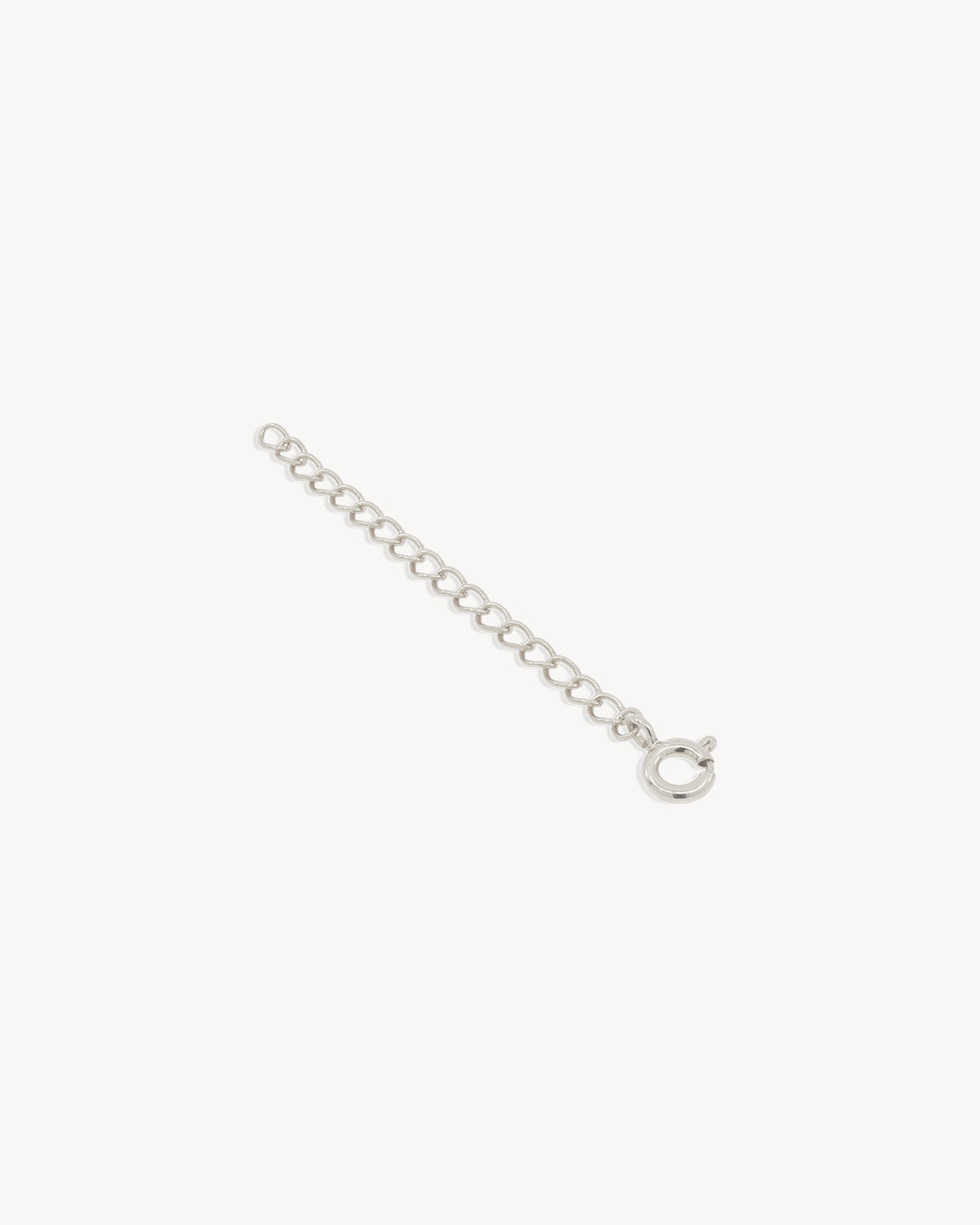 14K Solid White Gold Necklace Extender Chain - Adjustable Jewelry Extender for Pendants & Charms - Perfect for Layering Necklaces & Customizing Length