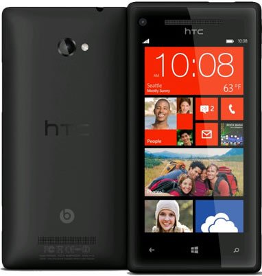 HTC 8X Unlocked Smartphone for Windows 8 - 4G LTE, 8MP Camera, 16GB Storage - Perfect for Business & Travel Use
