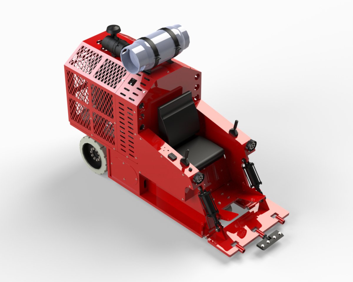 Blastpro BRB 4500 Ride-On Floor Scraper - Professional Floor Stripping Machine for Hardwood, Tile & Concrete - Perfect for Commercial Renovation & Home DIY Projects