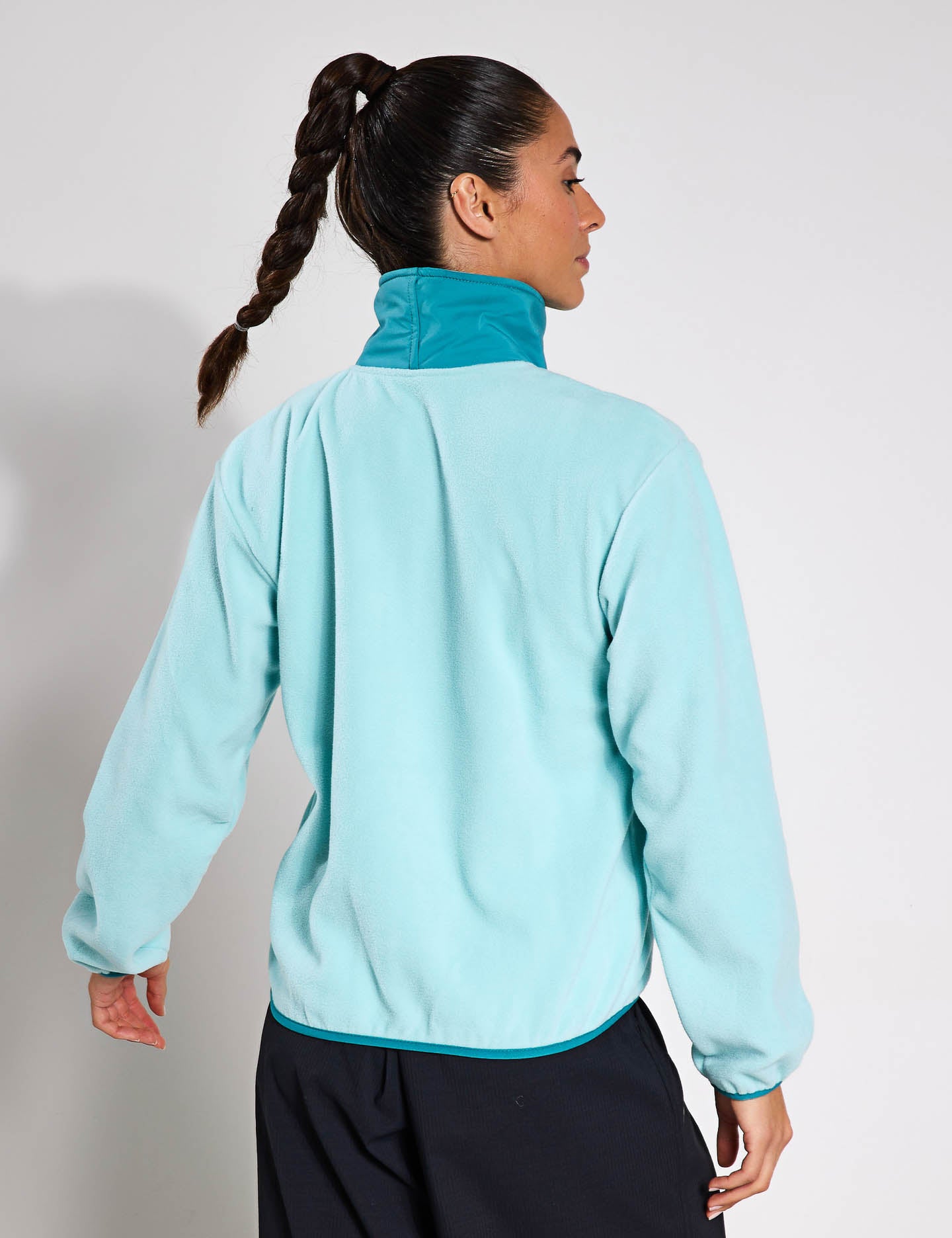 Sequoia Grove 1/2 Zip Fleece Pullover - Soft & Warm Quarter-Zip Sweatshirt for Men & Women | Outdoor Hiking, Camping & Casual Wear (Spray/Teal)