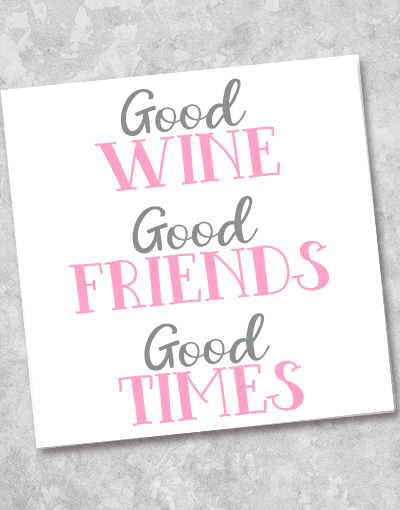Premium Wine Beverage Napkins (36 Count) - Elegant & Absorbent Cocktail Napkins for Parties, Weddings & Wine Tastings