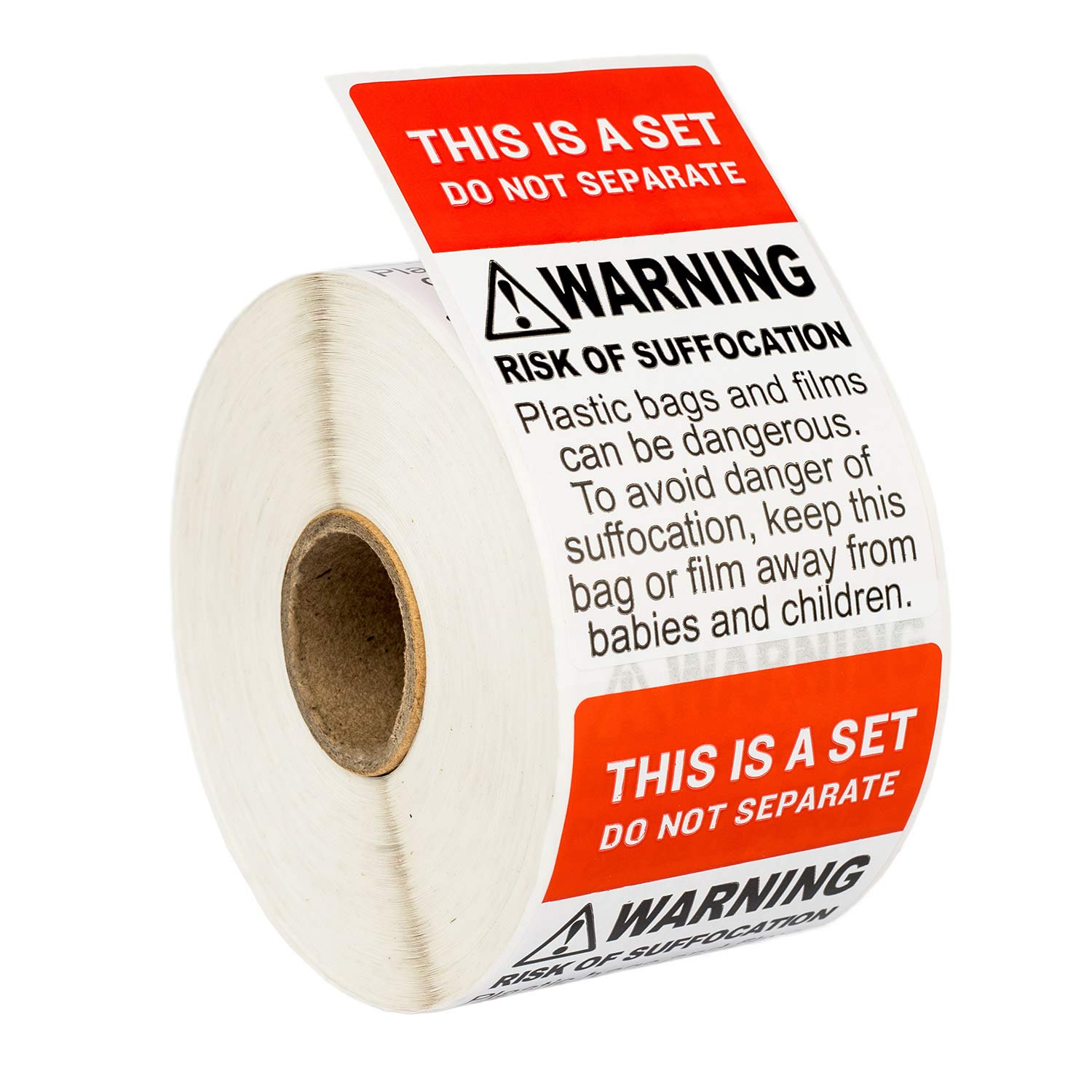 Suffocation Warning Labels/Stickers (2