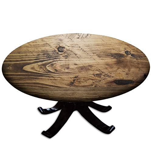 Wood Grain Fitted Tablecloth-07