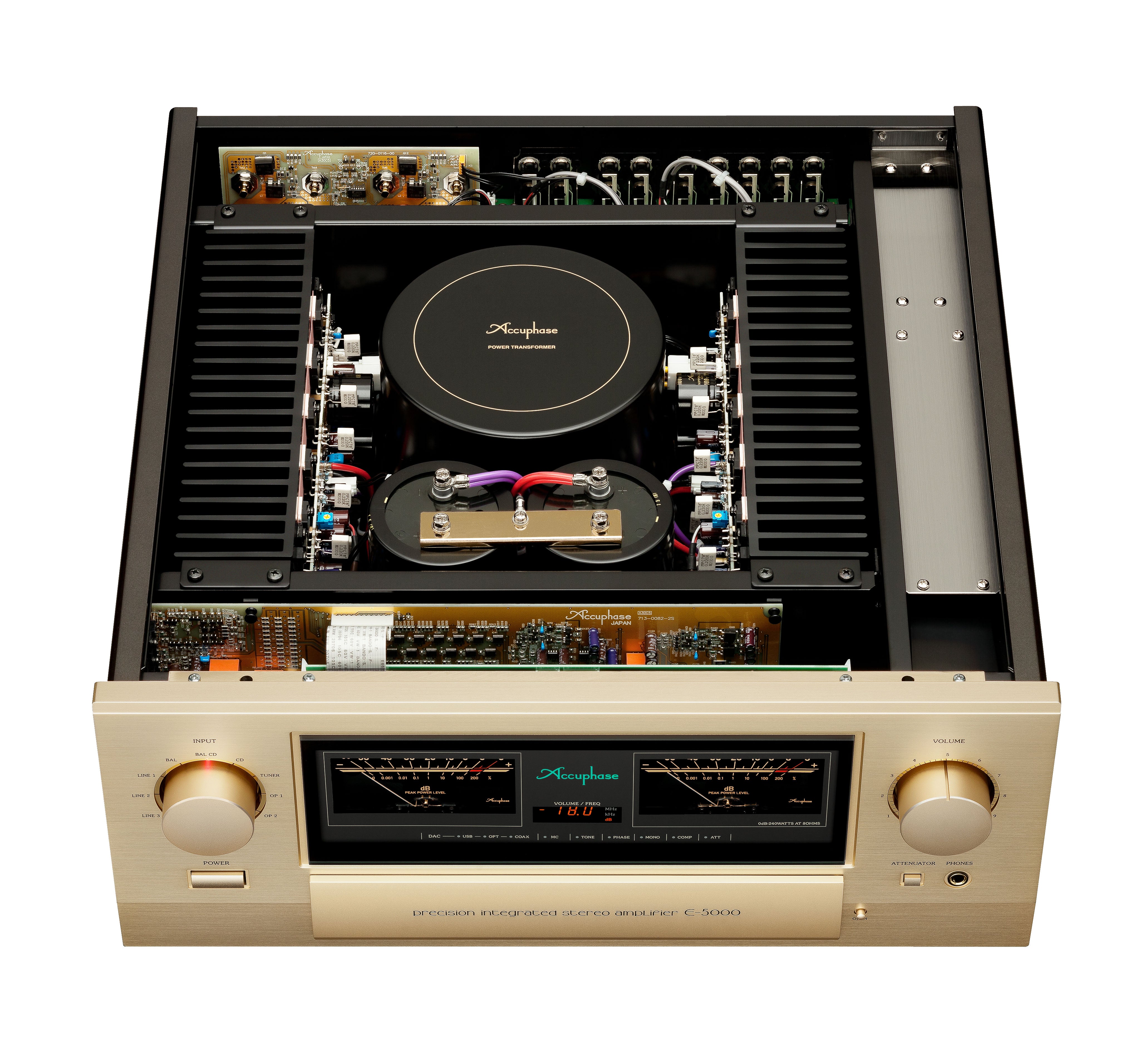 Accuphase E-5000 High-End Class AB Stereo Amplifier - Premium Audio for Home Theater & Hi-Fi Systems