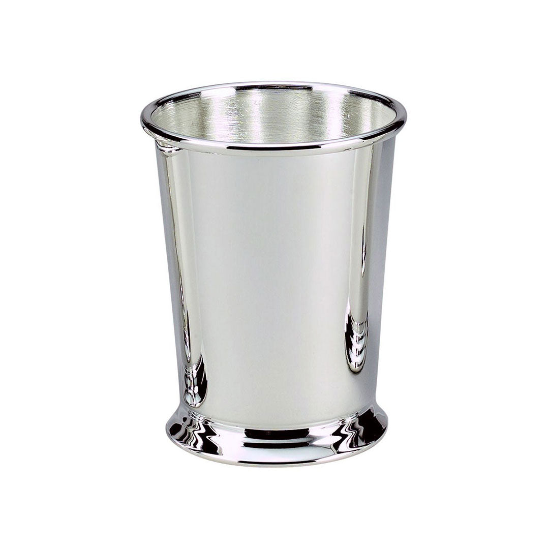 11oz Silver Plated Julep Cup - Elegant Mint Julep Drinking Glass for Bourbon Cocktails, Southern Parties & Wedding Favors