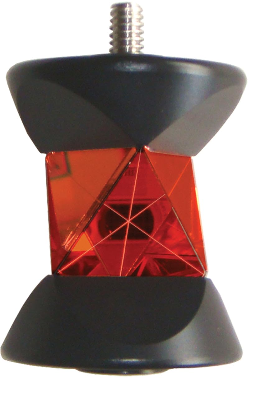 SitePro 03-1360 360° Mini-Reflector Prism System - High Precision Surveying Tool for Construction & Landscaping (Perfect for Laser Levels & Theodolites)