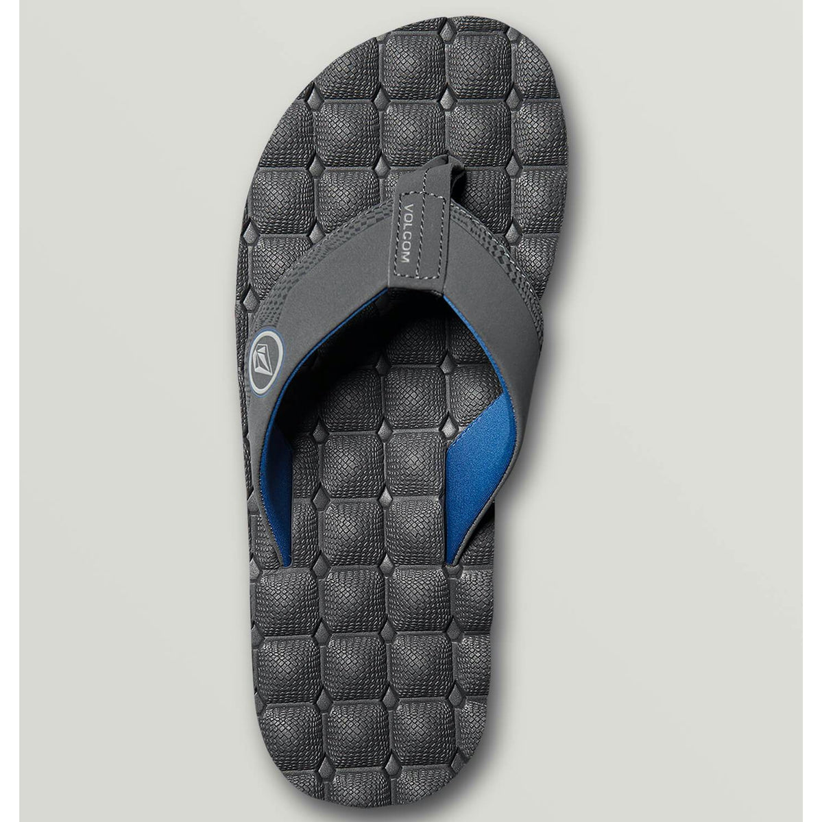 Volcom Recliner Sandals - Comfortable Flip Flops for Men & Women | Blue Combo | Perfect for Beach, Pool & Summer Vacations