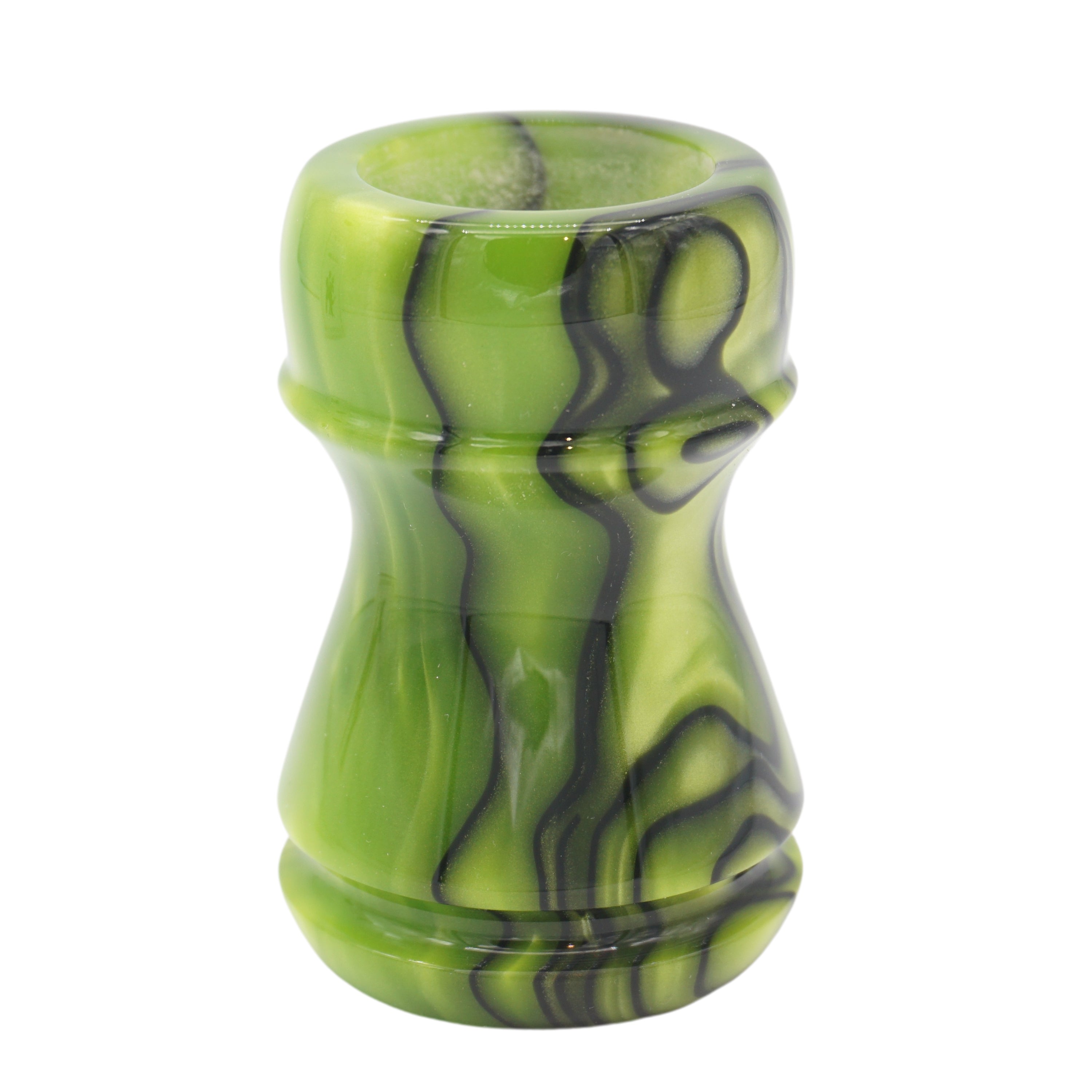 Premium Handcrafted Toxic Green Shaving Brush Handle - Fits 24mm & 26mm Knots - Perfect for Wet Shaving & Grooming Gifts for Men