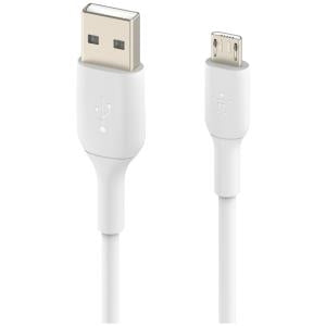 Belkin BOOST CHARGE USB A to Micro USB Cable 1M (3.3ft) Fast Charging Cord - White | Compatible with Android Phones, Tablets, Power Banks | Home, Office, Car Charging