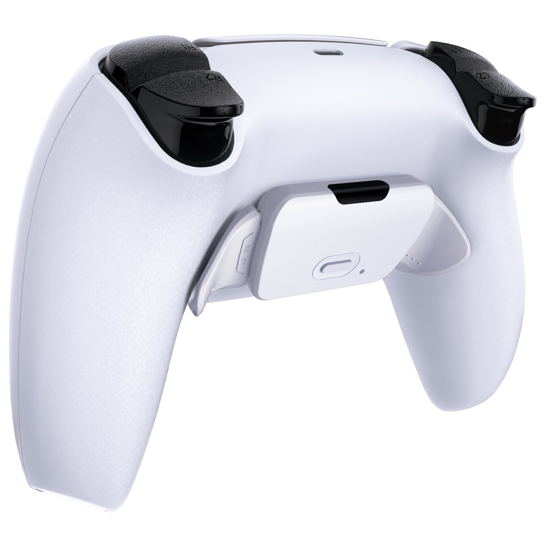 eXtremeRate Solid White Replacement Redesigned K1 K2 Back Button Housing Shell for PS5 Controller - Compatible with eXtremerate RISE Remap Kit (Controller & Board Not Included) - WPFM5003 - Perfect for PS5 Controller Customization & Gaming Enhancement