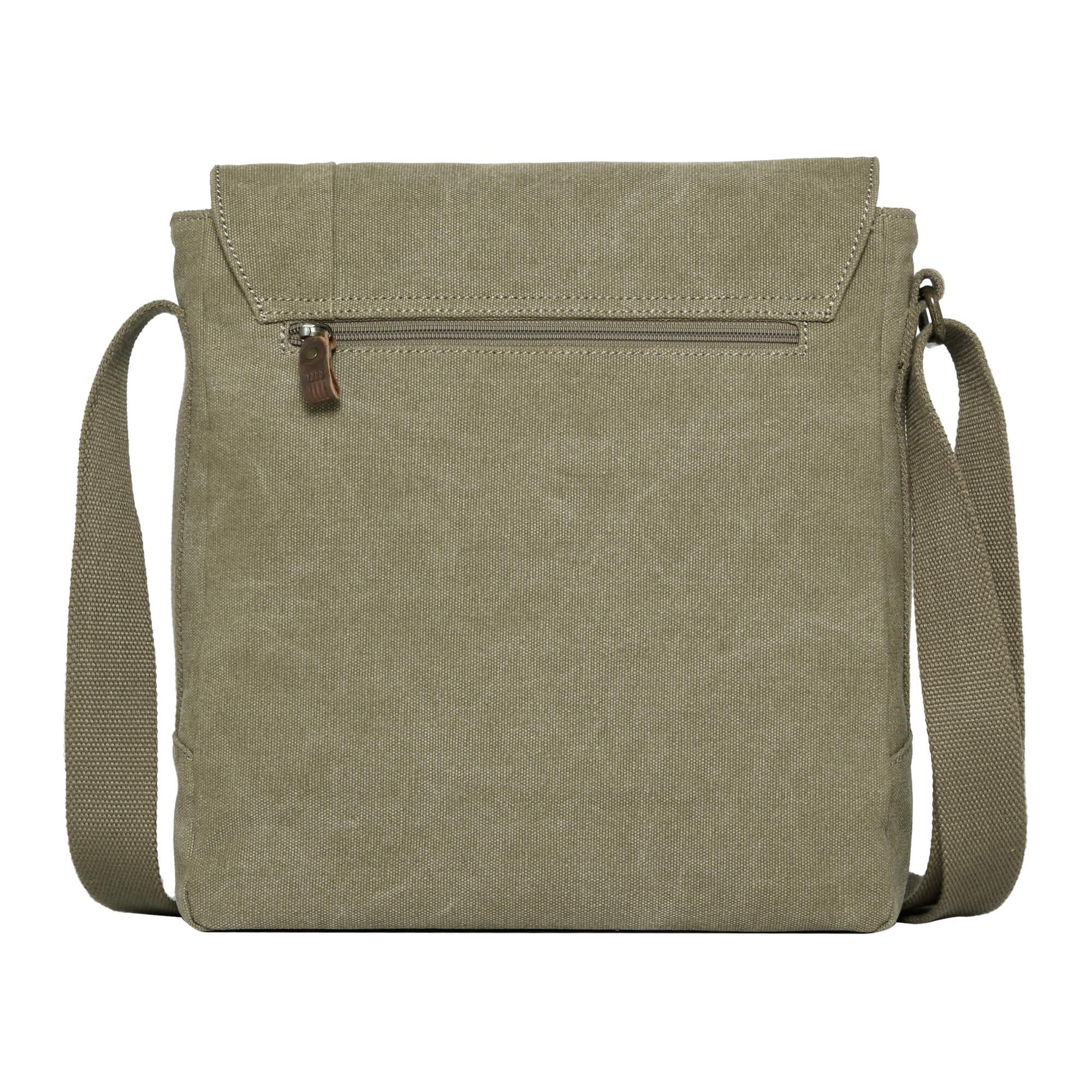 TRP0219 Troop London Classic Canvas Crossbody Bag - Stylish & Durable for Travel, Work & Everyday Use