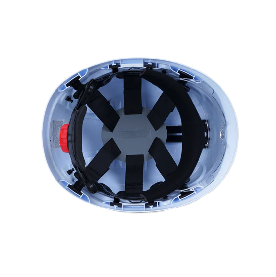 ProGuard Safety AlpinPLUS Safety Helmet with Retractable Visor - SS98:2013 & EN397 Certified - Ideal for Construction, Mining, and Industrial Work