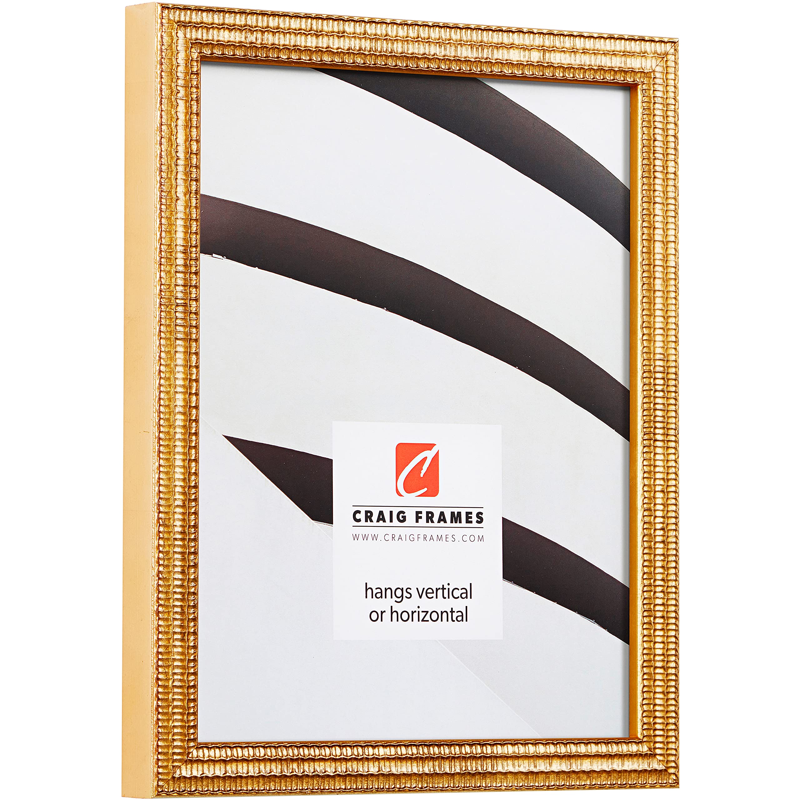 Craig 10x13 Inch Gold Picture Frames - Set of 4 for Wall Decor