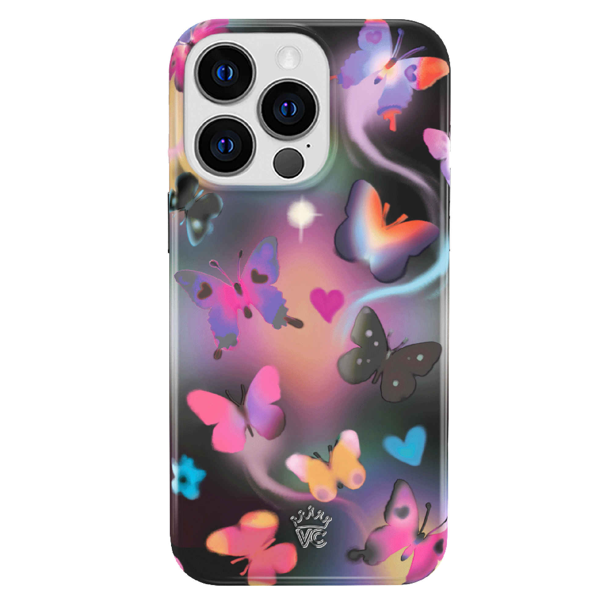 Aurora Butterfly iPhone Case - Elegant & Durable Phone Cover for iPhone [Model] - Perfect for Everyday Use, Travel & Special Occasions