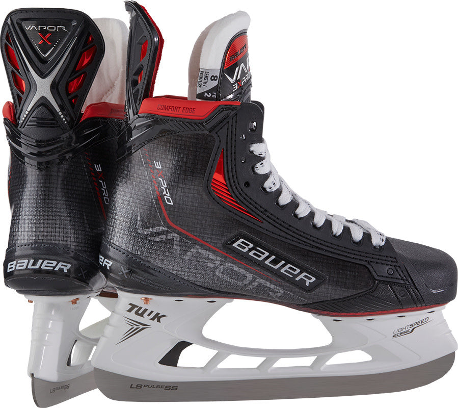 Bauer Vapor 3X Pro Intermediate Ice Hockey Skates - High-Performance Hockey Skates for Competitive Players - Perfect for Ice Hockey Training & Games