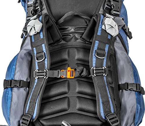 TETON Sports Outfitter 4600 Ultralight Internal Frame Backpack - 75L High-Performance Hiking & Camping Backpack for Outdoor Adventures, Travel & Trekking - Durable & Comfortable Blue Backpack for Men & Women - Perfect for Long-Distance Hiking, Mountain Climbing & Backpacking Trips