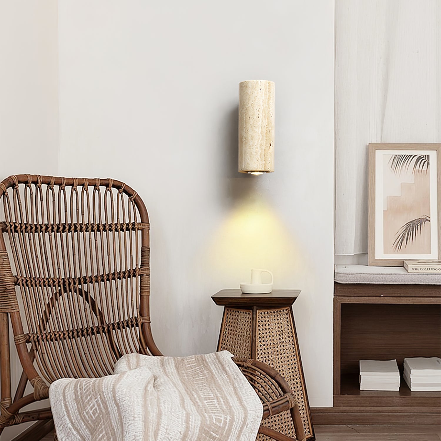 Modern Blend Wall Sconce Light Fixture - Adjustable LED Wall Lamp for Bedroom, Living Room & Hallway - Sleek Indoor Lighting Solution for Home Decor