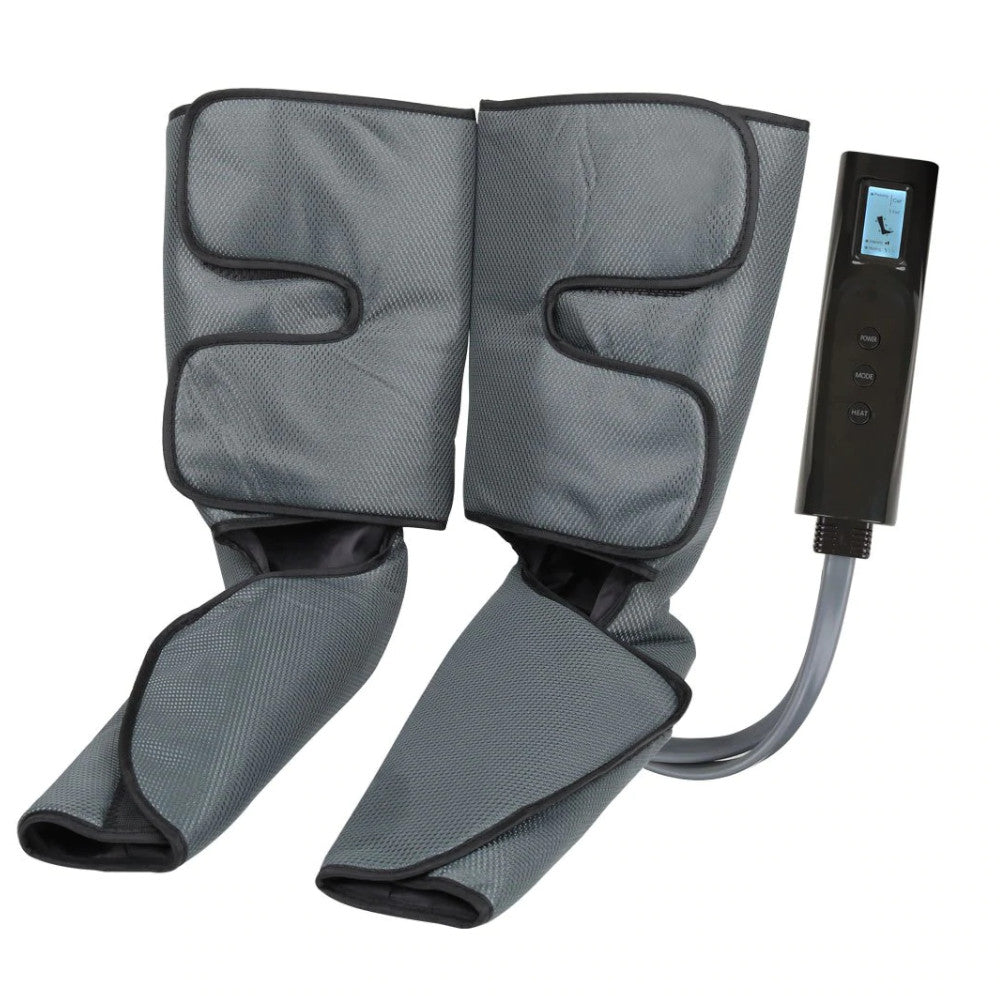RELAXUS Calf & Foot Compression Massager for Pain Relief & Circulation - Electric Leg Massager for Muscle Recovery, Relaxation & Swelling - Perfect for Athletes, Office Workers & Travelers