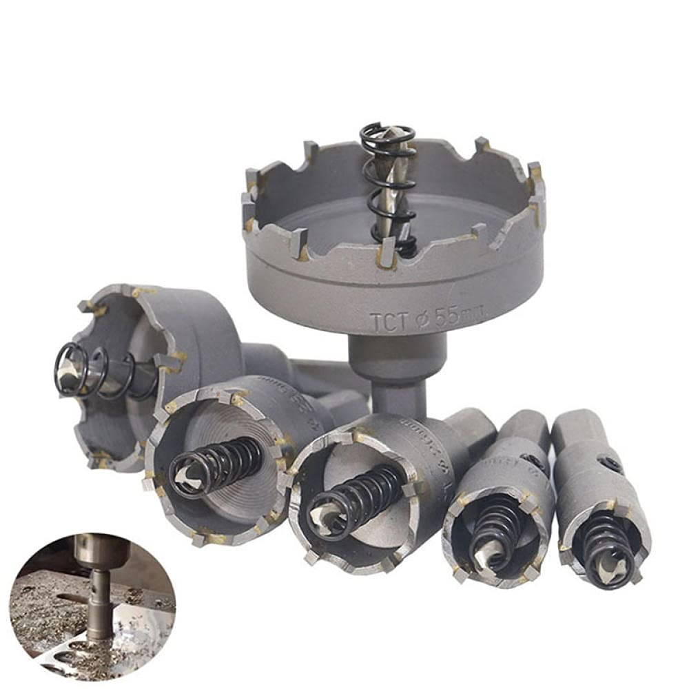 1Pcs TCT Carbide Tip Core Drill Bit - 17mm Hole Saw for Stainless Steel & Alloy Metal Cutting | Perfect for Metalworking, DIY Projects & Professional Drilling